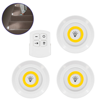 GLOBOSTAR® NEONSIGN 78575 Διακοσμητικό Φωτιστικό Τοίχου Νυκτός με RF Ασύρματο Χειριστήριο LED 2W 180lm 120° DC 3.6V με 3xAA Μπαταρίες IP20 Θερμό Λευκό 2700K Dimmable - Μ9 x Π2.3 x Υ9cm - Πακέτο 3 Τεμαχίων - 2 Χρόνια Εγγύηση