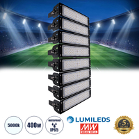 GLOBOSTAR® GOLIATH 90100-8 Προβολέας για Γήπεδα Tennis & Ποδοσφαίρου 5x5 LED 400W 60000lm 75°x135° SDCM