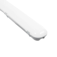 GLOBOSTAR® EMERGANO 60179 60cm Γραμμικό Βιομηχανικό Φωτιστικό Tri-Proof Τεχνολογίας Emergency με Ενσωματωμένη Μπαταρία Li-Ion 3.7V 2600mAH & Αυτονομία 3 Ώρες LED 24W 2880lm 120° AC 220-240V Αδιάβροχο IP65 Ψυχρό Λευκό 6000K - LUMILEDs SMD Chip & TÜV SÜD Driver - Γκρι με Γαλακτερό Κάλυμμα Πλαστικό PC - Μ60 x Π10.5 x Υ8cm - 5 Χρόνια Εγγύση