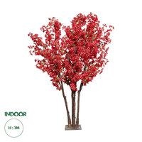 GloboStar® Artificial Garden AZALEA TREE 21059 Τεχνητό Διακοσμητικό Δέντρο Αζαλέα Μ230 x Π230 x Υ300cm
