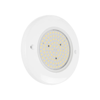 GLOBOSTAR® POOLARTY 61715 Υποβρύχιο Φωτιστικό για Σιντριβάνια/Πισίνες LED 8W 640lm 120° DC 12V Αδιάβροχο IP68 Φυσικό Λευκό 4500K Dimmable - Bridgelux SMD Chip - 1m VDE Rubber Καλώδιο - Μ13 x Π13 x Υ2cm - 3 Χρόνια Εγγύηση