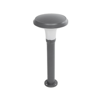 GLOBOSTAR® WHISPER 90548 Φωτιστικό Κολωνάκι Κήπου με Ντουί 1 x E27 AC 220-240V Αδιάβροχο IP65 - Γκρι Ανθρακί - Μ27 x Π27 x Υ79cm