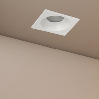 kelvo® EPSILON KLV-101-0048 Χωνευτό Φωτιστικό Downlight Σποτ Μπάνιου για Λάμπα MR16 με Ντουί GU10 AC 220-240V Αδιάβροχο IP65 - Λευκό Ματ - Μ8.5 x Π8.5 x Υ4.4cm / Q7.5cm x 7.5cm