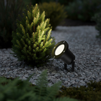 kelvo® GARDELINI KLV-101-0001 Φωτιστικό Σποτ Κήπου για Φυτά & Δέντρα με Καρφωτή Βάση για Λάμπα MR16 με Ντουί GU10 AC 220-240V Αδιάβροχο IP65 - Μαύρο Ματ - Μ10 x Π10 x Υ30cm