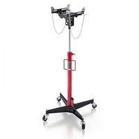 Υδραυλικός γρύλος μετάδοσης κίνησης VEVOR, ανυψωτική ικανότητα 1100 λίβρες / 0,5 τόνοι, τηλεσκοπικός γρύλος μετάδοσης κίνησης με πεντάλ ποδιού, περιστρεφόμενος τροχός 360°, ύψος ανύψωσης 127-202 cm, ανυψωτικός βραχίονας για γκαράζ/καταστήματα