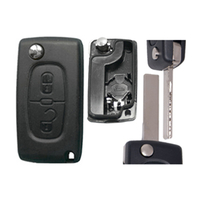 PEUGEOT 207 ΑΝΑΔΙΠΛΟΥΜΕΝΟ ΑΝΤΑΛΛAKT.ΚΛΕΙΔΙ ΜΕ ΚΑΛΥΜΜΑ 2 ΚΟΥΜΠΙΩΝ / ΛΑΜΑ HU83 (ME ΥΠΟΣΤΗΡΙΞΗ ΜΠΑΤΑΡ.) DGA - 1 ΤΕΜ.