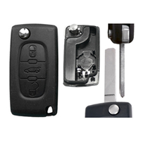 PEUGEOT ΑΝΑΔΙΠΛΟΥΜΕΝΟ ΑΝΤΑΛΛΑΚΤΙΚΟ ΚΛΕΙΔΙ ΜΕ ΚΑΛΥΜΜΑ 3 ΚΟΥΜΠΙΩΝ / ΛΑΜΑ VA2 (ΜΕ ΥΠΟΣΤΗΡΙΞΗ ΜΠΑΤΑΡΙΑΣ) DGA - 1 ΤΕΜ.