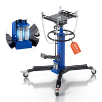 Υδραυλικός γρύλος μετάδοσης κίνησης VEVOR, 1322 λίβρες / 0,6 τόνοι, τηλεσκοπικός γρύλος μετάδοσης κίνησης με ποδοκίνητο πεντάλ, διπλό τηλεσκοπικό κιβώτιο ταχυτήτων, ύψος ανύψωσης 88-176 cm, ανυψωτικό γκαράζ/καταστήματος