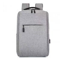 Laptop backpack  BP-02, 15.6", Γκρί - 45286