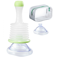 Συσκευή Διάσωσης Πνιγμού VEVOR, Φορητή Συσκευή Αναρρόφησης Αεραγωγών με 2 Μάσκες Πολλαπλών Μεγεθών και 1 Τσάντα Αποθήκευσης, Κιτ Πρώτων Βοηθειών για την Αφαίρεση Μπλοκαρισμένων Αντικειμένων, για Σπίτι, Σχολείο, Ταξίδια