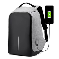 Laptop backpack  BP-01, 15.6", Γκρί - FTT15-45284