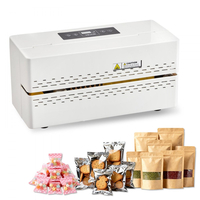 Μηχανή συνεχούς σφράγισης VEVOR, πλάτος σφράγισης 8-12 mm, αυτόματη μηχανή συνεχούς σφράγισης ταινίας με ψηφιακό έλεγχο θερμοκρασίας, αυτόματη απενεργοποίηση, μηχανή θερμικής σφράγισης για πλαστικές σακούλες 0,06-0,2 mm