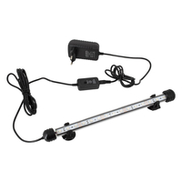 AquaBright - LED Φωτιστικό Ενυδρείου Αδιάβροχο Ράβδος με Τροφοδοτικό και Ασύρματο Χειριστήριο IR 8W 28cm - Πολύχρωμο RGB