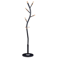 VenCore Arbor Black 5520-10001 - Καλόγερος Ρούχων Μεταλλικός Μαύρος 37x37x171cm