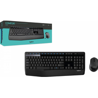 Logitech MK345 - Ασύρματο Σετ Πληκτρολόγιο & Ποντίκι USB - Αγγλικό US - Μαύρο
