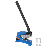 Χειροκίνητο ψαλίδι πλάκας VEVOR 8" για επεξεργασία μεταλλικών φύλλων, κόπτης πάγκου HS-8 με υλικό Q235, για χειροτεχνίες από χοντρό χάλυβα, μηχανή πρέσας ρολών βαρέως τύπου για κατασκευαστές, λάτρεις του DIY