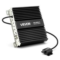 Ενισχυτής αυτοκινήτου VEVOR Monoblock, 800W RMS MAX, σταθερός 1/2/4 Ohm, ενισχυτής αυτοκινήτου κατηγορίας D 1 καναλιού με τηλεχειριστήριο ελέγχου στάθμης Subwoofer, φίλτρο χαμηλών συχνοτήτων, ενίσχυση μπάσων και μετατόπιση φάσης, ρυθμιστή έντασης ήχου