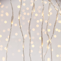 ΚΟΥΡΤΙΝΑ, 360 LED 3mm, 31V ΜΕΤΑΣΧΗΜΑΤΙΣΤΗ, ΠΡΟΓΡΑΜΜΑ SNOWFALL & ΜΝΗΜΗ, ΔΙΑΦΑΝO PVC ΚΑΛΩΔΙΟ, ΘΕΡΜΟ ΛΕΥΚΟ LED (H200 x W200cm, 20 ΣΕΙΡΕΣ x 18 LED), ΠΡΟΕΚΤΑΣΗ ΠΑΡΟΧΗΣ 3m, IP44