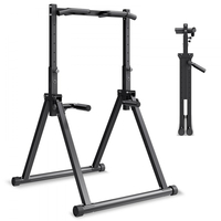 VEVOR Pull Up Bar, Φορητός Σταθμός Pullup Bar Χωρητικότητας 150kg, Ελεύθερες Μπάρες Pullup με Τριγωνική Δομή & Σωλήνα από Ανθεκτική Ατσάλι, Ρύθμιση Ύψους 9 Επιπέδων με Βαρύτητα, Γυμναστική για Χέρια, Πλάτη