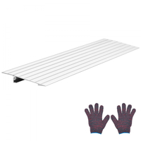 Ράμπα κατωφλίου πόρτας VEVOR, ύψος 26 mm, ράμπα κατωφλίου από κράμα αλουμινίου με ονομαστική χωρητικότητα φορτίου 363 kg, ράμπες για άτομα με αναπηρία για σκαλοπάτια σπιτιού για αναπηρικά αμαξίδια, σκούτερ, ηλεκτρικά αμαξίδια, περιπατητές, ποδήλατα, τρίκυκλα