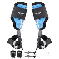 Ακίδες αναρρίχησης δέντρων VEVOR, Ρυθμιζόμενος εξοπλισμός αναρρίχησης δέντρων με ιμάντες και μαξιλάρι επένδυσης, Χωρητικότητα φορτίου 159 kg, Βαρέως τύπου χαλύβδινα ακίδες αναρρίχησης, Εξοπλισμός δενδροκόμου για μάζεμα φρούτων και κυνήγι