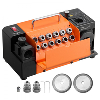 Ακονιστήρι τρυπανιών VEVOR MR-13B, Ακονιστήρι τρυπανιού 3-15mm με ρυθμιζόμενη γωνία ανακούφισης χείλους και γωνία αιχμής 95°-135°, Ακονιστήρι υψηλής ταχύτητας 4600RPM με 13 δακτυλίους, τροχούς CBN και SDC