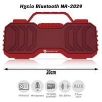 Ηχείο Bluetooth NR-2029 Red