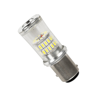 GLOBOSTAR® P21/5W-1157 81224 Λάμπα P21/5W 1157 BAY15D CANbus LED 5W 500lm 360° DC 12-24V IP20 Ψυχρό Λευκό 6000K - 48 x Epistar SMD4014 Chip - Μ2 x Π2 x Υ5.2cm - 1 Χρόνο Εγγύηση