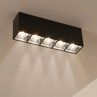 kelvo® LUMINAR KLV-101-0333 Φωτιστικό Downlight Σποτ LED 20W 2800lm 36° AC 220-240V IP20 Φυσικό Λευκό 4500K - Osram SMD Chip & TÜV SÜD Driver - Μαύρο Ματ - Μ19.5 x Π4.2 x Υ6.6cm - 5 Χρόνια Εγγύηση