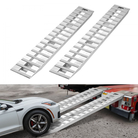 Ράμπες Φόρτωσης VEVOR, 2 τεμάχια 2745 x 380 mm, Σετ ράμπας ρυμούλκησης από ανθεκτικό αλουμίνιο και βαρέως τύπου με αντιολισθητικές πλάκες, Συνδυασμένη χωρητικότητα 4535,9 kg, για καρότσια, γεωργικά τρακτέρ, ATV, χλοοκοπτικά, μοτοσικλέτες