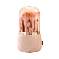 Θήκη οργάνωσης πινέλων μακιγιάζ - YH2001 - 292215 - Pink