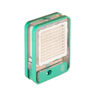 Επαναφορτιζόμενος mini ανεμιστήρας & υγραντήρας - 903487 - Green