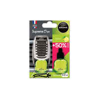 Amio – Αρωματικό Αεραγωγού Aroma Supreme Duo Lemon +50% για Φρεσκάδα & Καθημερινή Χρήση – 1 Τεμ. (A92252/AM)