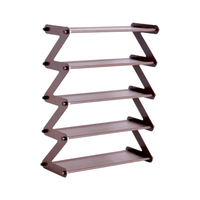 Ραφιέρα παπουτσιών 5 επιπέδων - YH8802-5 - 522466 - Brown