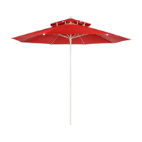Ομπρέλα κήπου - Αντιανεμική - YB3088 - 2.5m - 960200 - Red