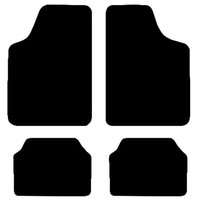 Race Axion - Πατάκια Για Επιβατικά Αυτοκίνητα τύπου Type D υλικό Μοκέτα χρώμα Black - 4 τεμ. (MAT.D7004-RX)