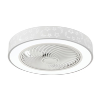 ΑΝΕΜΙΣΤΗΡΑΣ ΠΛΑΦΟΝΙΕΡΑ ΟΡΟΦΗΣ ΠΑΙΔΙΚΟΣ ΛΕΥΚΟΣ-ΓΚΡΙ Φ50 15W DC ΜΟΤΕΡ ΜΕ LED ΦΩΣ 41W ΚΑΙ ΚΟΝΤΡΟΛ