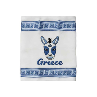 Πετσέτα Souvenir με κέντημα - Σετ 12pcs - Greece - 416389