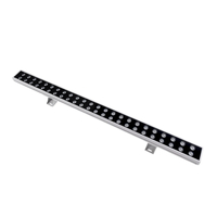 GLOBOSTAR® WASHERMOZA 90163 Μπάρα Φωτισμού Wall Washer LED 48W 4080lm 10-30° DC 24V Αδιάβροχο IP66 Πολύχρωμο RGB Dimmable - Bridgelux SMD Chip - Γκρι Ανθρακί - Μ100 x Π8.5 x Υ4cm - 3 Χρόνια Εγγύηση