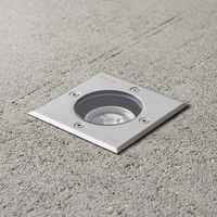kelvo® KERIA KLV-101-0276 Χωνευτό Φωτιστικό Σποτ Δαπέδου για Λάμπα MR16 με Ντουί GU10 AC 220-240V Αδιάβροχο IP68 IK09 - Ανοξείδωτο Ατσάλι SS316 - Μ11 x Π11 x Υ11.5cm / Q10.4cm