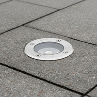 kelvo® KERIA KLV-101-0275 Χωνευτό Φωτιστικό Σποτ Δαπέδου για Λάμπα MR16 με Ντουί GU10 AC 220-240V Αδιάβροχο IP68 IK09 - Ανοξείδωτο Ατσάλι SS316 - Μ11 x Π11 x Υ11.5cm / Q10.4cm