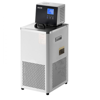 VEVOR Εργαστηριακός Κυκλοφορητής Ψύξης, -30℃-100℃, 6 L Εσωτερική και Εξωτερική Διπλή Κυκλοφορία, Ψύκτης με Αντλία Κυκλοφορητή Ψυκτικού Υγρού Χαμηλής Θερμοκρασίας, Ψύκτης Ανακυκλοφορίας, Υδάτινο Λουτρό για Εργαστήριο