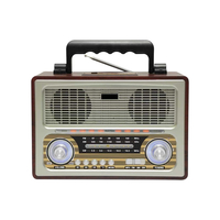 Επαναφορτιζόμενο ραδιόφωνο Retro - M1800BT - 654381 - Silver