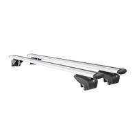 MENABO ΜΠΑΡΕΣ ΟΡΟΦΗΣ ΑΛΟΥΜΙΝΙΟΥ BLADE L SILVER 127 cm ΜΕ ΑΚΡΑ GAMMA FLAT ΓΙΑ Mini Countryman (U25) 5 doors 2023> ΜΕ FLUSH RAILS - 2 ΤΕΜ. (14070/MB)