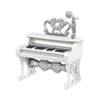 Παιδικό πιάνο mini με μικρόφωνο - 328-6237 - 233105 - White
