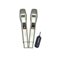 Σετ 2 ασύρματα μικρόφωνα - KMS-904MC - 509045 - Gold