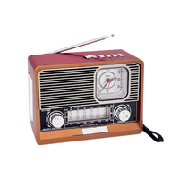 Επαναφορτιζόμενο ραδιόφωνο Retro - ΕK105 - 830128 - Red