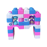 Σετ κατασκευών DIY με τουβλάκια - Princess - 29pcs - 7933 - 233043