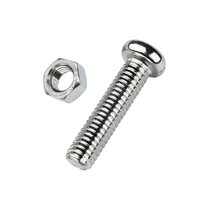 Βίδα σταυρός με παξιμάδι - 5mmx20mm+M5 - Σετ 12 πακέτα των 17 τεμαχίων - 202120