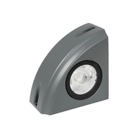 GLOBOSTAR® FLOODORA GLB-103-0029 Προβολέας Σποτ Wall Washer LED 3W 270lm 5° AC 220-240V Αδιάβροχο IP65 Θερμό Λευκό 2700K - Sanan SMD Chip - Γκρι Ανθρακί Ματ - Μ8 x Π5 x Υ8cm - 3 Χρόνια Εγγύηση